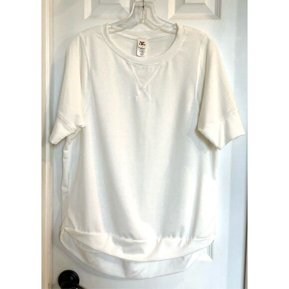 SEW IN LOVE - 🎉HP🎉 NWOT - L Sz Small Banded Hem White Tee. OVERSIZED - Picture 10 of 10